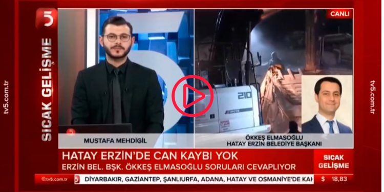 Erzin'de tek bina yıkılmadı, tek can kaybı yok