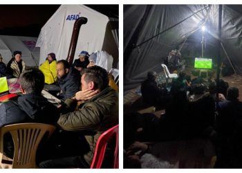 Depremde evini kaybedenler çadırlarda takip ettikleri Fenerbahçe maçının bir nebze de olsa kendilerini mutlu ettiğini paylaşınca kulüp buna yanıtsız kalmadı.