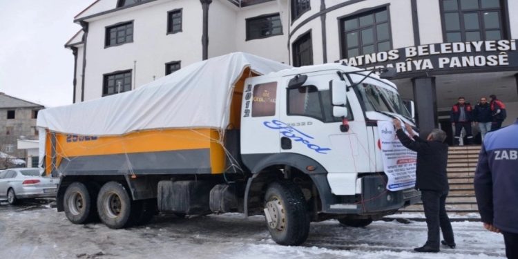 HDP'li Patnos Belediyesi'nin topladığı deprem yardımına el konuldu