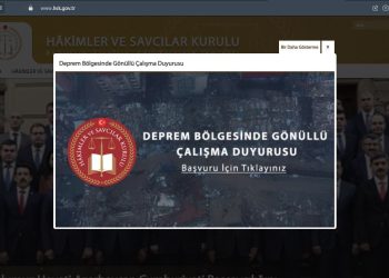 HSK, deprem bölgesine gönderecek gönüllü hakim ve savcı arıyor!