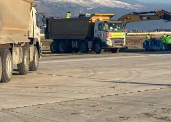 Hatay Havalimanı'nda onarım çalışmaları başladı