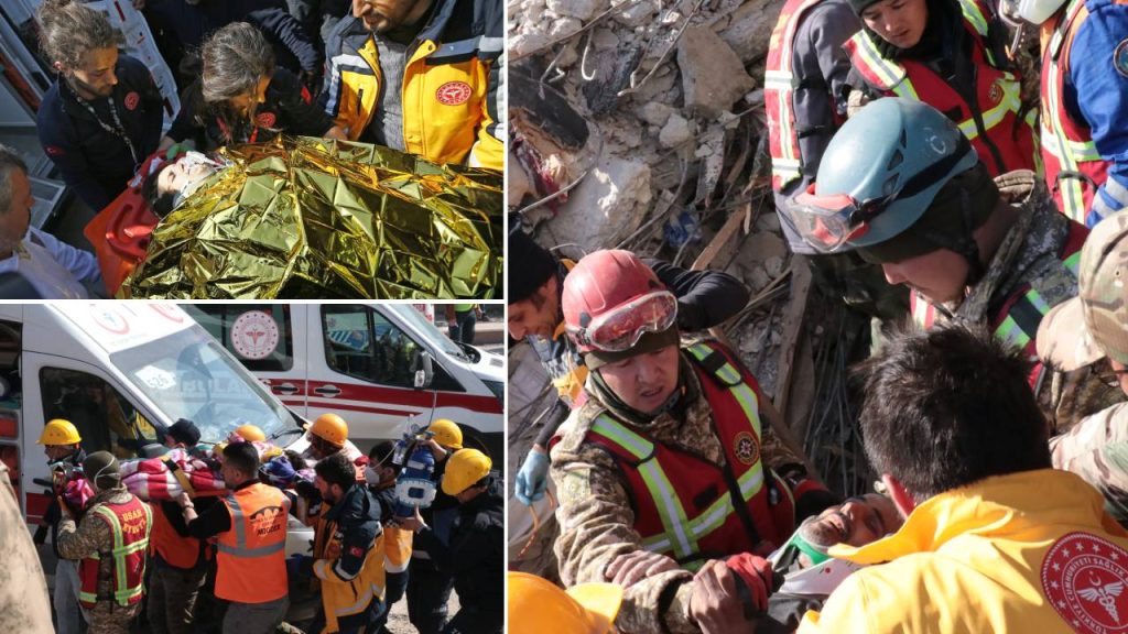 Hatay’da depremin 296. saatinde üç kişi sağ çıkarıldı!