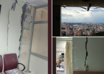 İskenderun'da sağlık çalışanları, hastanenin ağır hasarlı bloğunda çalışmaya zorlanıyor