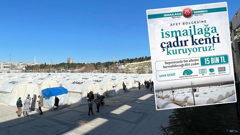 İsmailağa’dan ‘çadır kent’ reklamı: 15 bin lira istedi