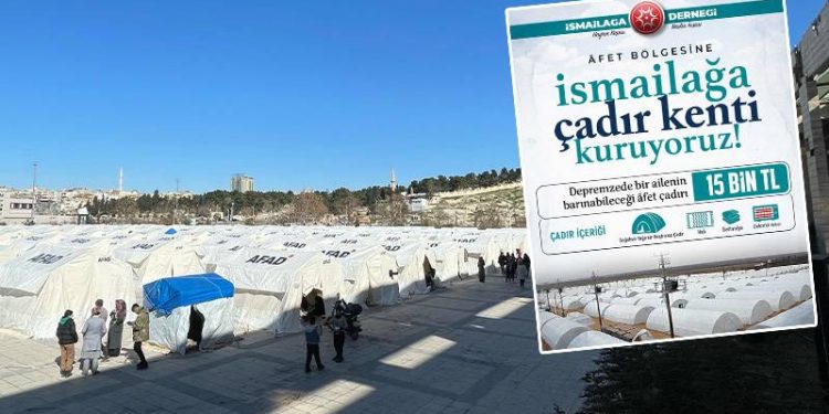 İsmailağa’dan ‘çadır kent’ reklamı: 15 bin lira istedi