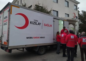 Kızılay’ın ‘mobil sağlık araçları’ 11. gün deprem bölgesine ulaştı!