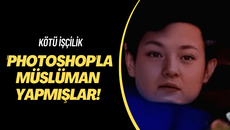 Kötü işçilik… Çinli görevliyi ‘photoshop’la Müslüman yapmışlar