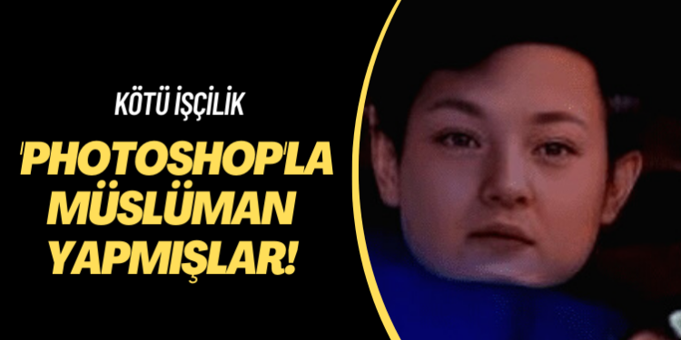 Kötü işçilik… Çinli görevliyi ‘photoshop’la Müslüman yapmışlar
