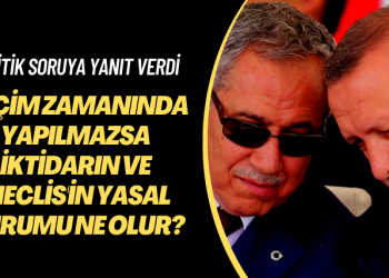 Kritik soruya yanıt verdi: Seçim zamanında yapılmazsa iktidarın ve Meclis’in yasal durumu ne olur?