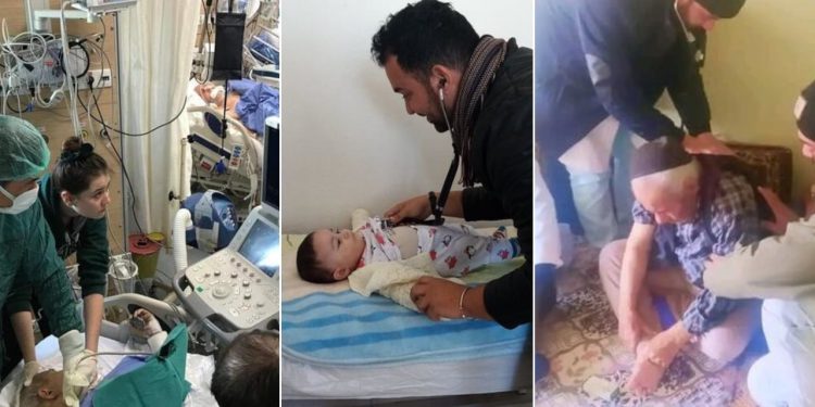 Kübalı doktorlar Elbistan'da köylere kadar gidiyor