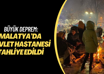 Malatya’da Yeşilyurt Hasan Çalık Devlet Hastanesi tahliye edildi