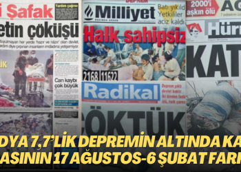 Medya 7,7’lik depremin altında kaldı: Basının 17 Ağustos-6 Şubat farkı