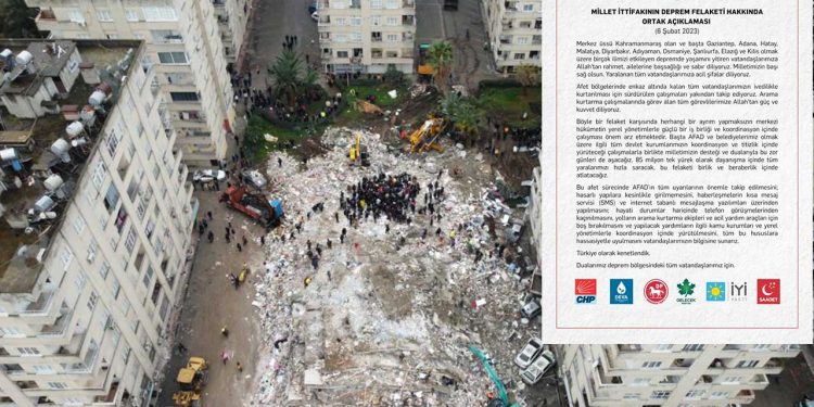 Millet İttifakı: Ayrım yapılmaksızın merkezi hükümet ve yerel yönetimler iş birliği yapmalı