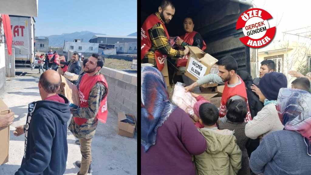 Osmaniye'de yardım çalışması yürüten TKP'liler gözaltına alındı