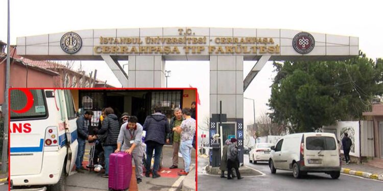 Riskli raporu verilen Cerrahpaşa Tıp'ta tahliye başladı