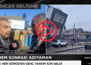 Sırrı Süreyya Önder Adıyaman'da: Çadır sorunu var, insanlar donmadan sabah edebilmenin derdinde
