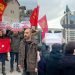 TKP Donanma Üssü önünde ABD savaş gemisini protesto etti