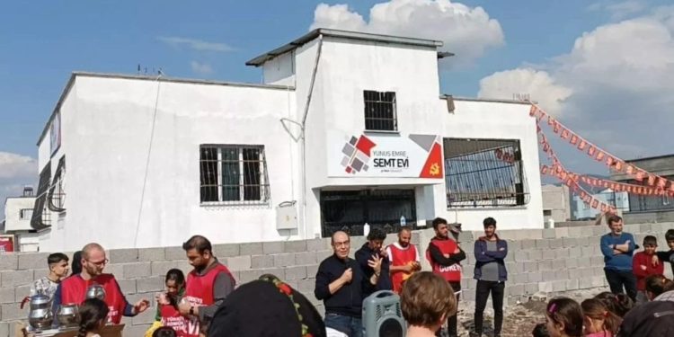 TKP'nin dayanışma merkezi semt evine dönüştürüldü