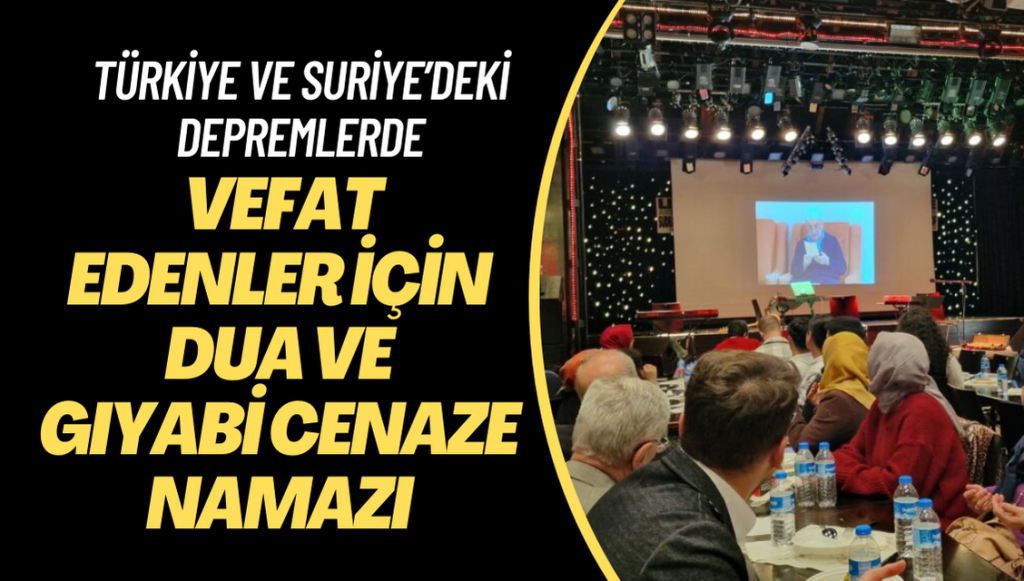 Türkiye ve Suriye’deki depremlerde hayatlarını kaybedenler unutulmadı.