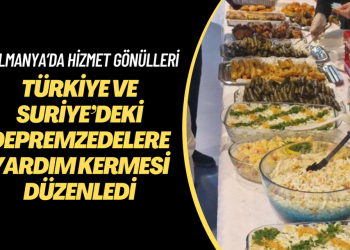 Türkiye ve Suriye’deki depremzedelere yardım kermesi