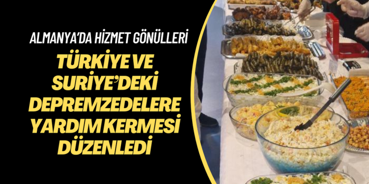 Türkiye ve Suriye’deki depremzedelere yardım kermesi