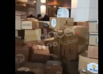 "Vatandaşların gönderdiği yardım kolilerine "AKP" logosu yapıştırıldı" iddiası