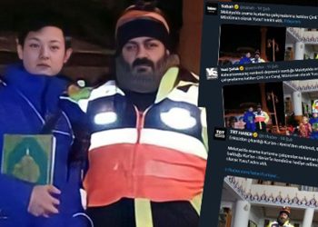 Yandaş medya, Çinli arama kurtarma görevlisini yapay zekayla Müslüman yaptı