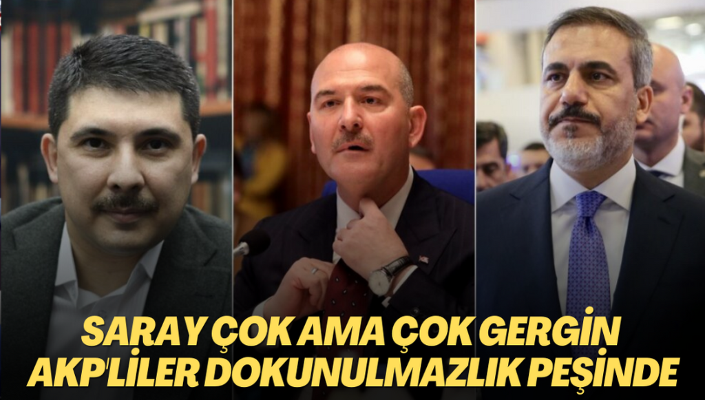 ‘Saray çok ama çok gergin ve AKP’de herkes dokunulmazlık peşinde’