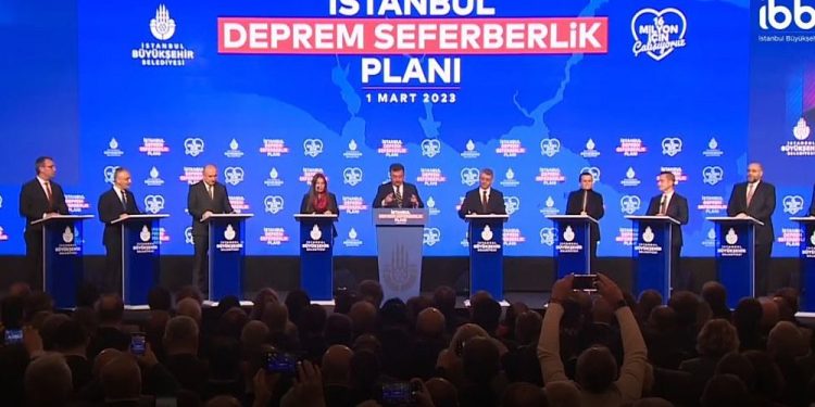 İBB Başkanı İmamoğlu, ‘İstanbul Deprem Seferberlik Planını’ açıkladı