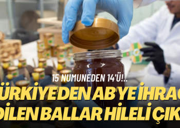 15 numuneden 14’ü… Türkiye’den AB’ye ihraç edilen ballar hileli çıktı