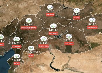 Meteoroloji'den deprem bölgesi için sağanak yağış uyarısı