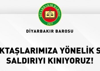 Amed Barosu: Meslektaşlarımıza yönelik silahlı saldırıyı kınıyoruz