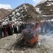 Şemzînan vadilerinde ilk Newroz ateşi