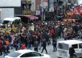 Binler Gazi Katliamı’nı protesto etti