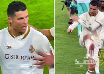 Cristiano Ronaldo'nun forma giydiği Al Nassr, Suudi Arabistan Ligi 20. hafta maçında şampiyonluktaki en büyük rakibi Al Ittihad'a deplasmanda 1-0 mağlup oldu. Maçın sonunda rakip takım taraftarlarının Lionel Messi tezahüratlarını duyan Ronaldo su şişelerini tekmeleyerek tribünlere hareket yaptı.