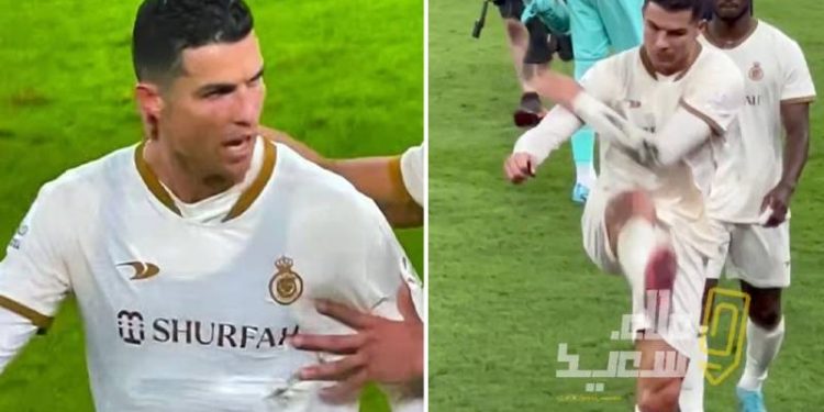 Cristiano Ronaldo'nun forma giydiği Al Nassr, Suudi Arabistan Ligi 20. hafta maçında şampiyonluktaki en büyük rakibi Al Ittihad'a deplasmanda 1-0 mağlup oldu. Maçın sonunda rakip takım taraftarlarının Lionel Messi tezahüratlarını duyan Ronaldo su şişelerini tekmeleyerek tribünlere hareket yaptı.