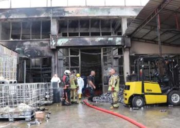 Ankara'da kimyasal fabrikası yangın: Bir ölü, üç yaralı