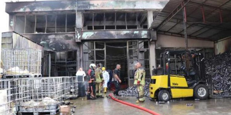 Ankara'da kimyasal fabrikası yangın: Bir ölü, üç yaralı