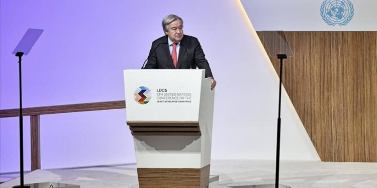BM Genel Sekreteri, gelişmiş ülkelere 100 milyar dolarlık sözlerini hatırlattı