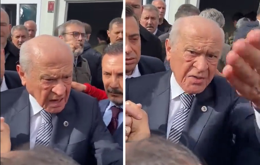 Bahçeli depremzedeleri fırçaladı: ‘Sessizlik olacak, indirin şunları’