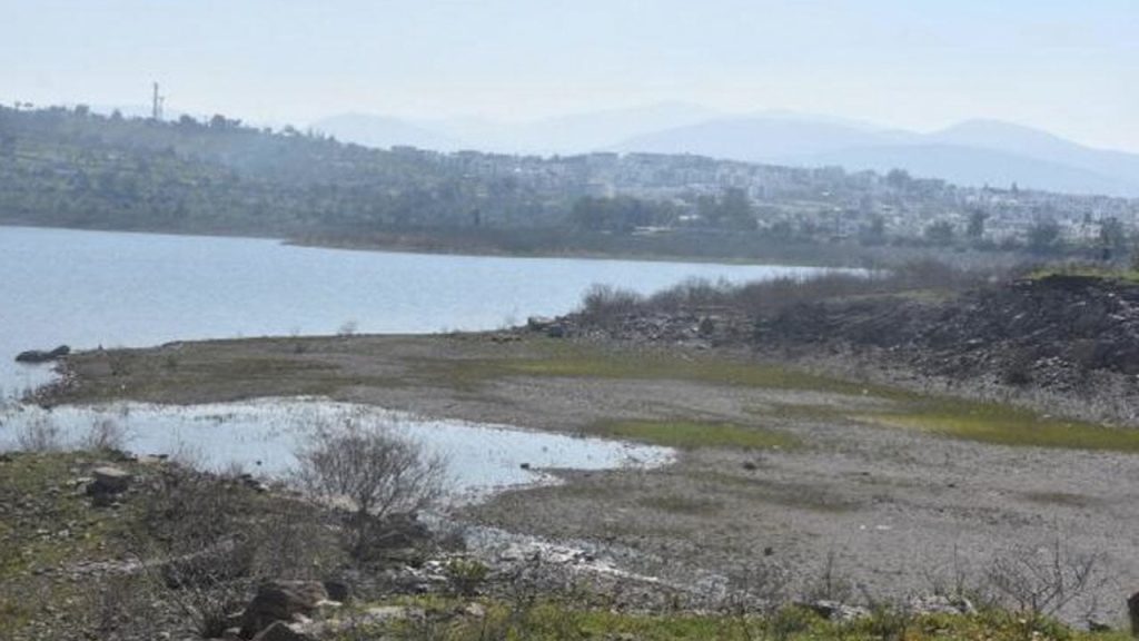 Bodrum'u besleyen barajlarda su seviyesi düştü