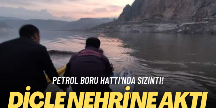 Boru Hattı’nda sızıntı: Tonlarca ham petrol Dicle Nehri’ne aktı