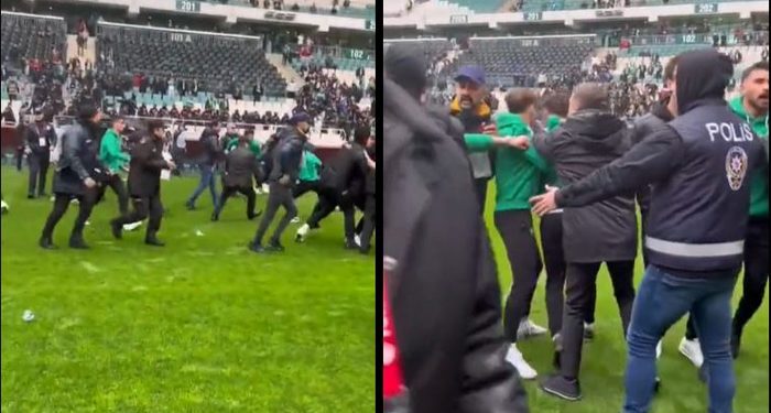 Bursa’da, Amedspor’lu futbolculara saldırı