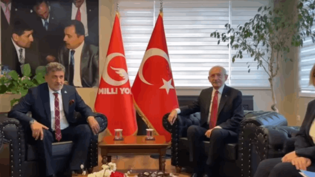 CHP lideri Kılıçdaroğlu'ndan Milli Yol'a ziyaret