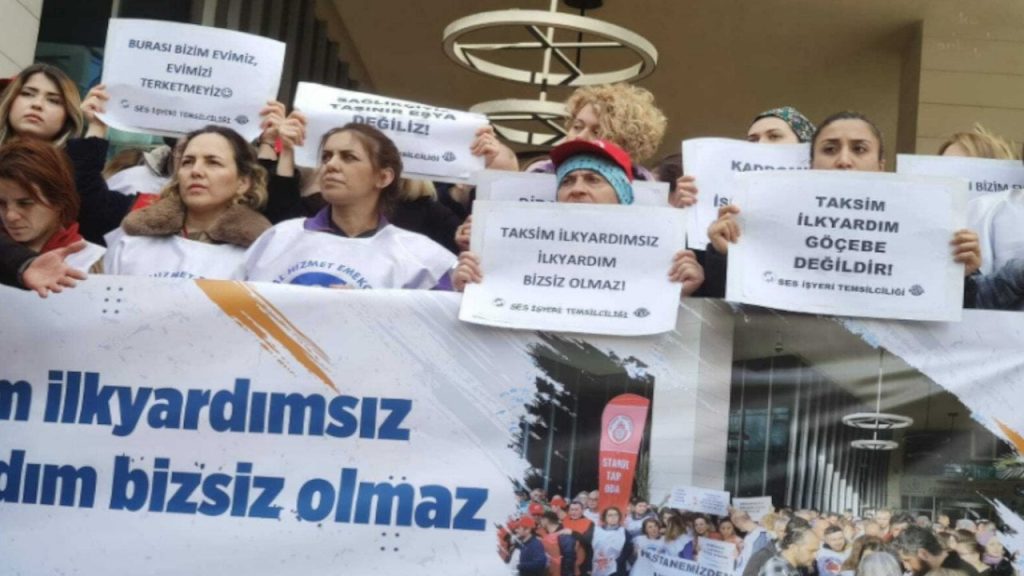 Cerrahpaşa protestosu: 'Başka bir hastaneye taşınmak istemiyoruz'