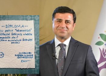 Demirtaş'tan 'diploma' paylaşımı: Yanılmışız arkadaşlar, diplomanın aslı var!