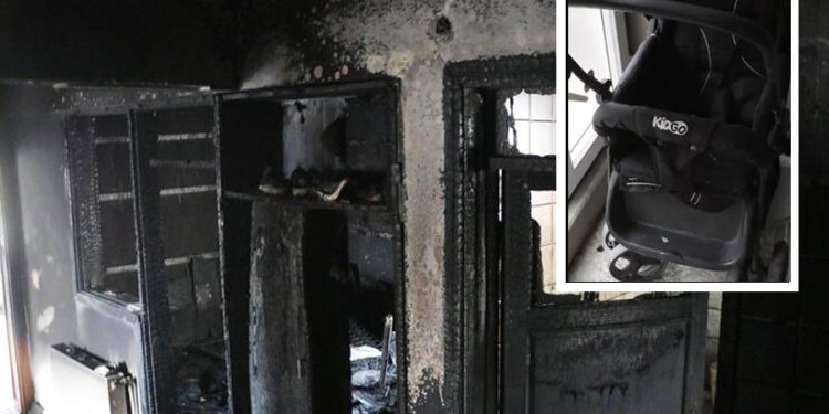 Denizli’de 2 yaşındaki kızını öldürüp evini ateşe veren anne polise teslim oldu