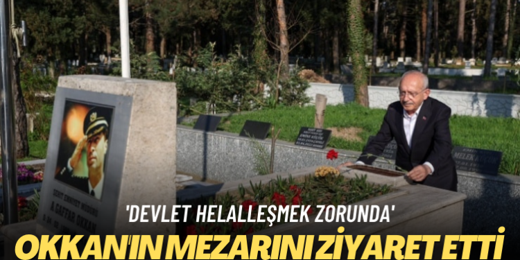 Devlet helalleşmek zorunda: Gaffar Okkan’ın mezarını ziyaret etti