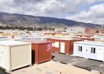 Dünya Kupası esnasında kullanılan konteynerler Hatay’da kurulmaya başlandı