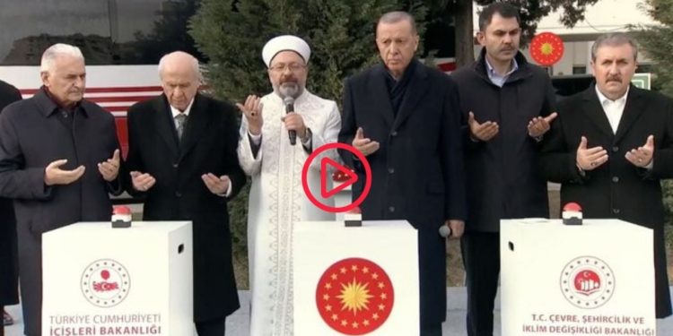 Erdoğan deprem bölgesinde: Betonlar dökülüyor, çok güzel